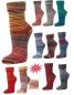 Preview: Wollsocken "Skan-Style", 30% Wolle, wie handgestrickt, grobgestrickt,  1 Paar