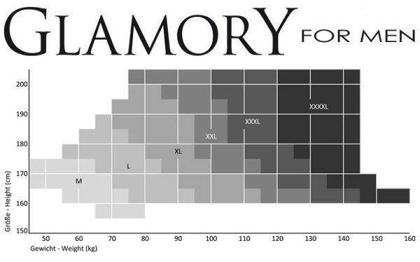 Preview: Glamory Herren-Strumpfhose, blickdicht, mit Eingriff, "Microman 100", schwarz, 1 Stück