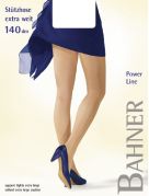Bahner Stütz-Strumpfhose 140 den, "extra weit", Zwischengröße/Übergröße mit extra breitem Komfortzwickel (18 mm HG), 1 Stück
